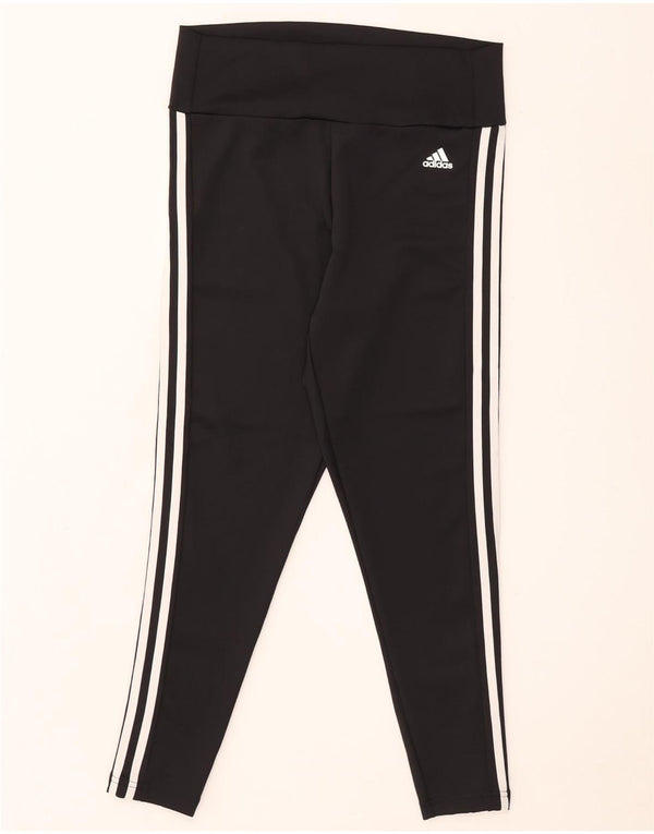 Adidas Leggings Aeroready pour femme UK 16/18 Large Noir Polyester