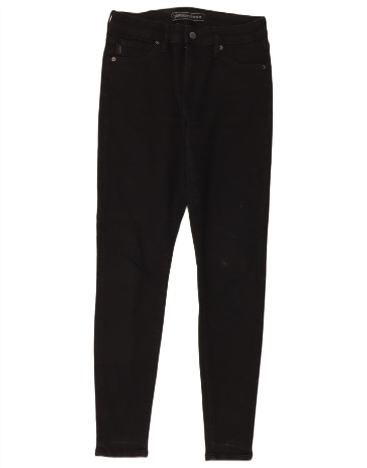 Superdry Jean Skinny Regular W29 L30 Femme Noir Coton