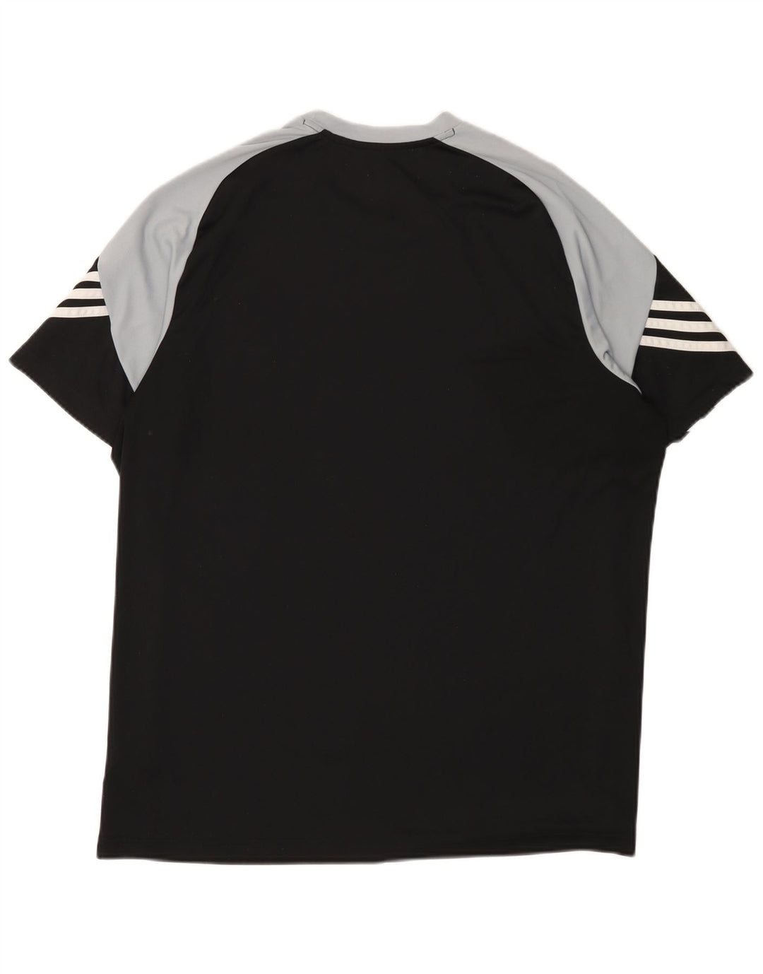 ADIDAS Climalite Graphic T-Shirt Top XL Noir Colorblock Polyester