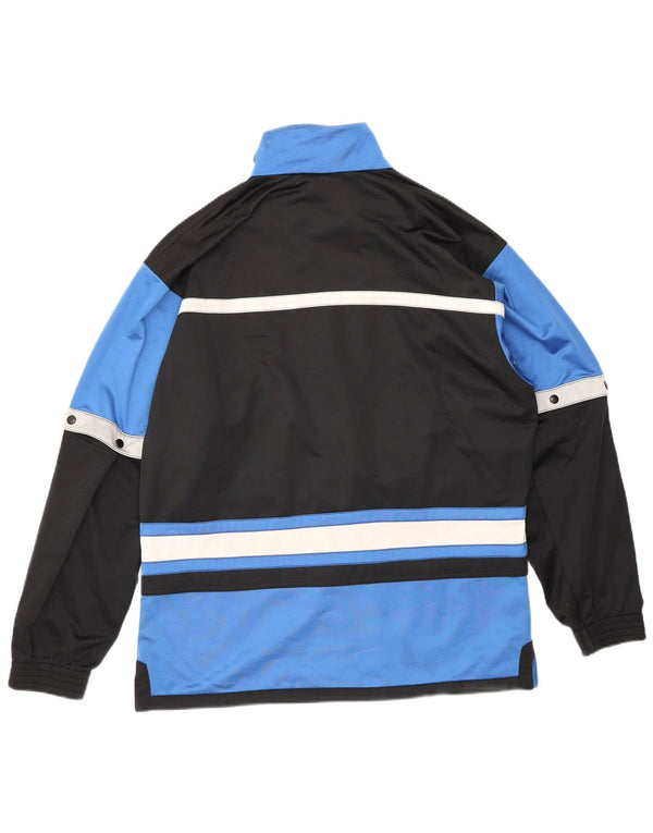 Lotto Veste de survêtement graphique pour homme UK 40/42 Large Noir Colourblock