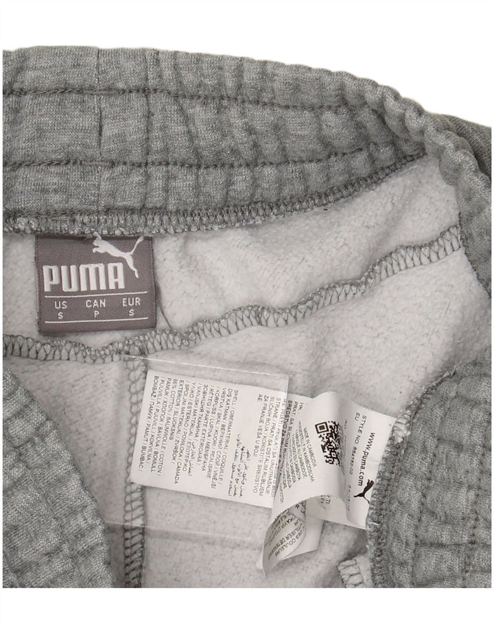 PUMA Pantalon de survêtement pour homme en coton gris Small