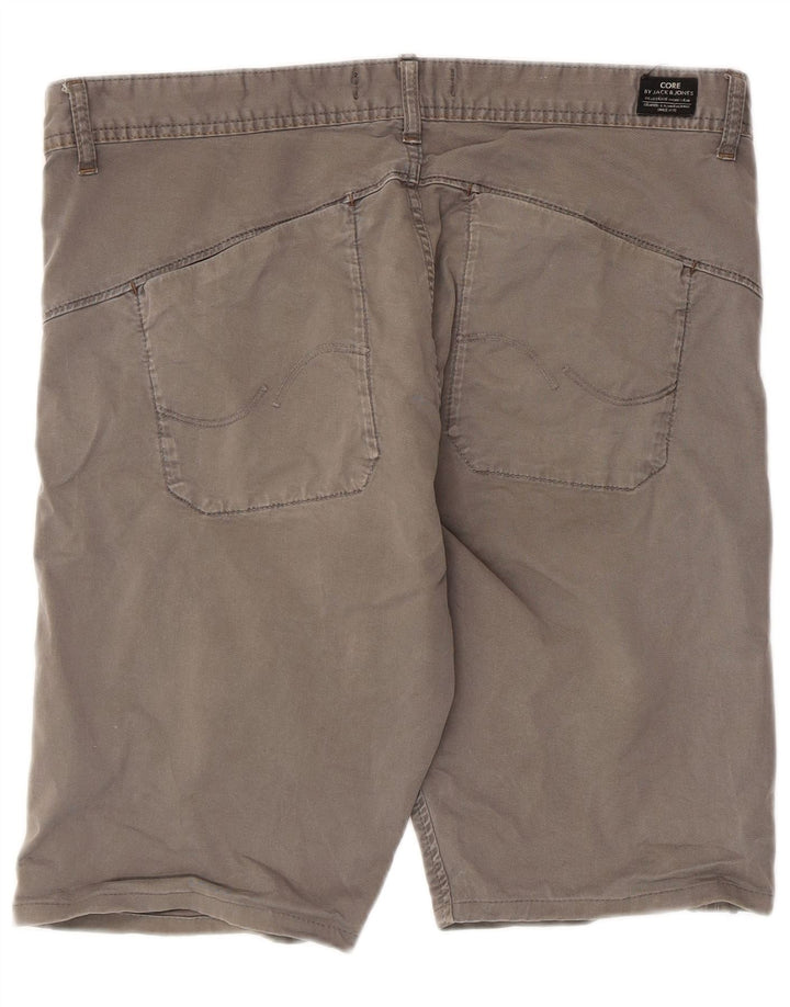 Jack & Jones Short Chino Homme W34 Large Gris Coton
