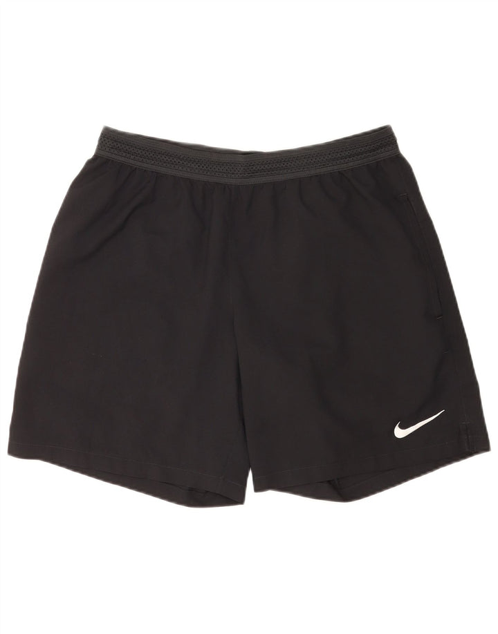Short de sport Nike Dri Fit pour hommes, grand, noir, polyester