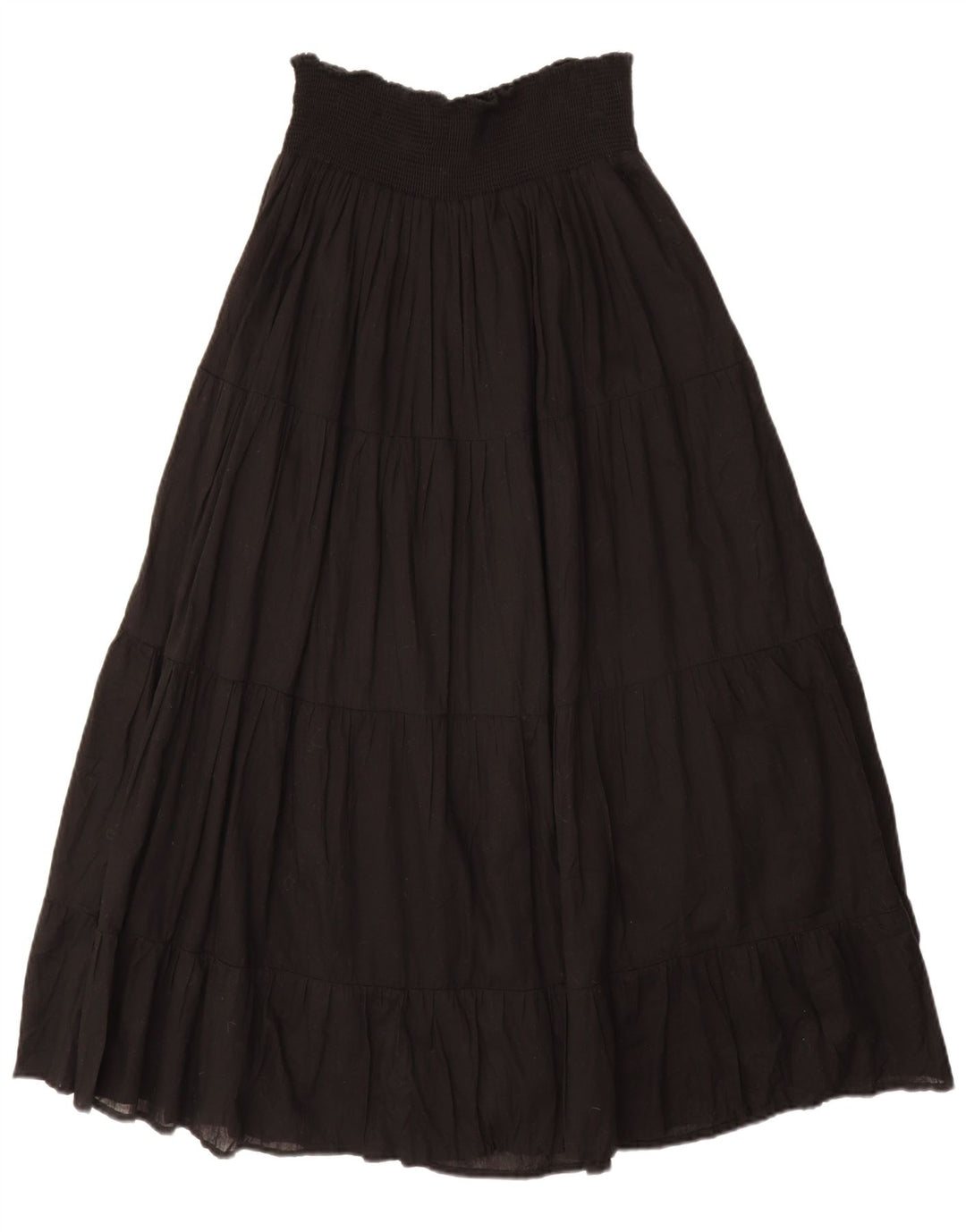 ZARA Jupe trapèze taille haute pour femme Large W30 Noir