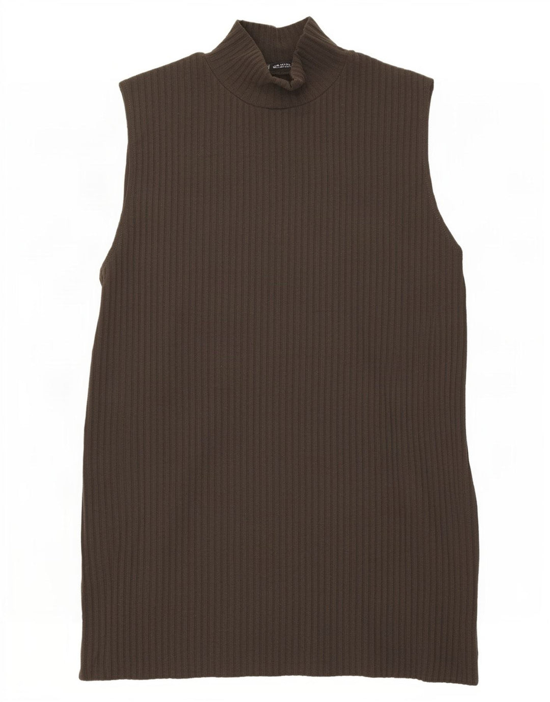 Zara Femme Débardeur UK 12 Marron Moyen Polyester