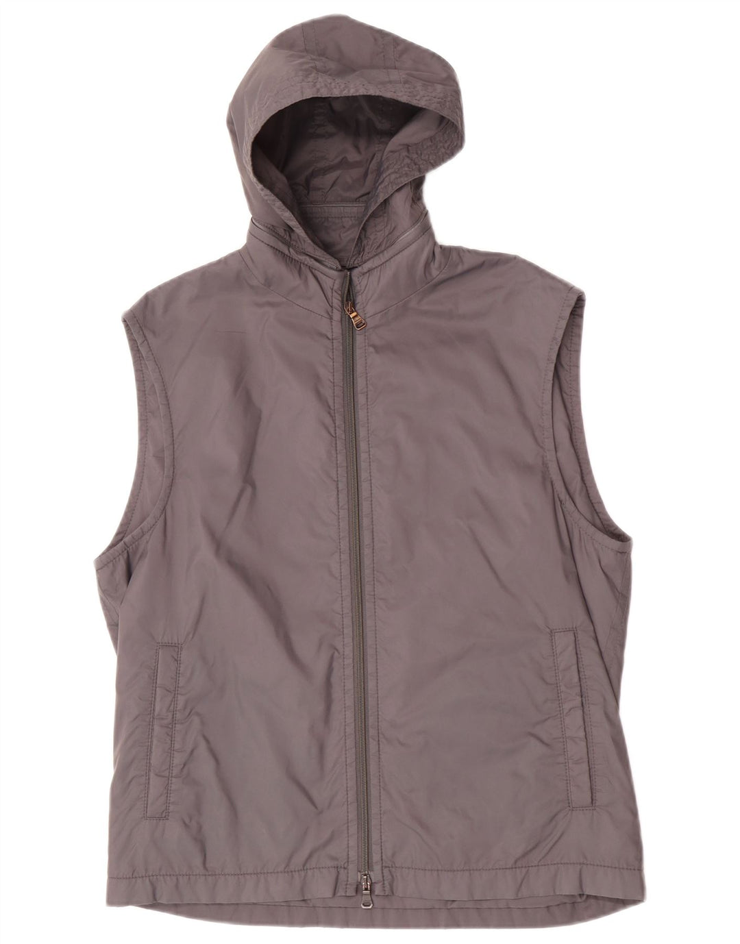 Hugo Boss Gilet à capuche pour homme EU 52 XL Gris Polyamide
