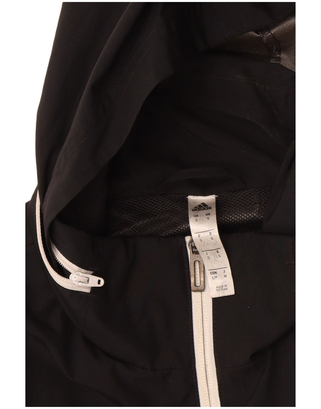 Adidas Veste de survêtement à capuche pour homme Petit Noir Polyester