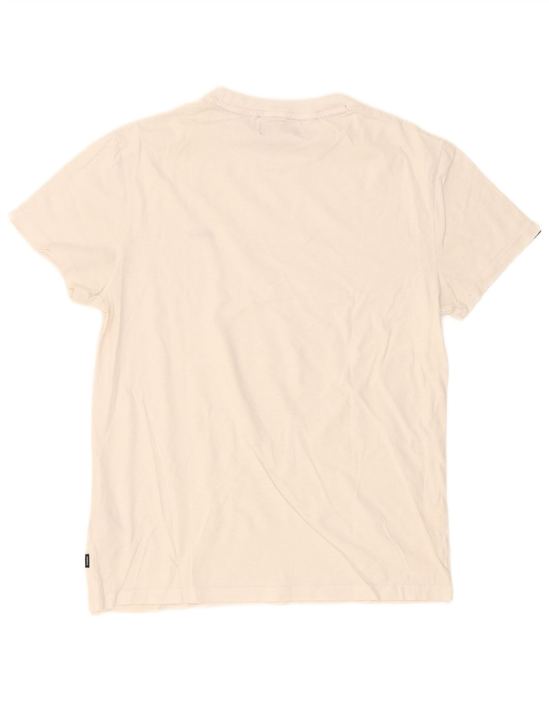 Superdry T-Shirt Homme Blanc Large Coton