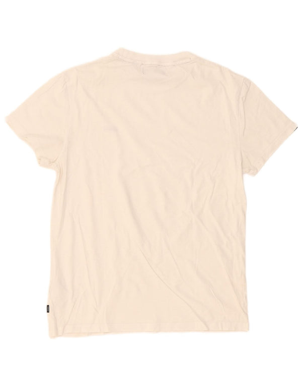 Superdry T-Shirt Homme Blanc Large Coton
