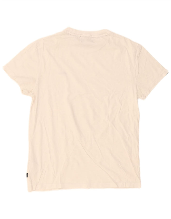 Superdry T-Shirt Homme Blanc Large Coton