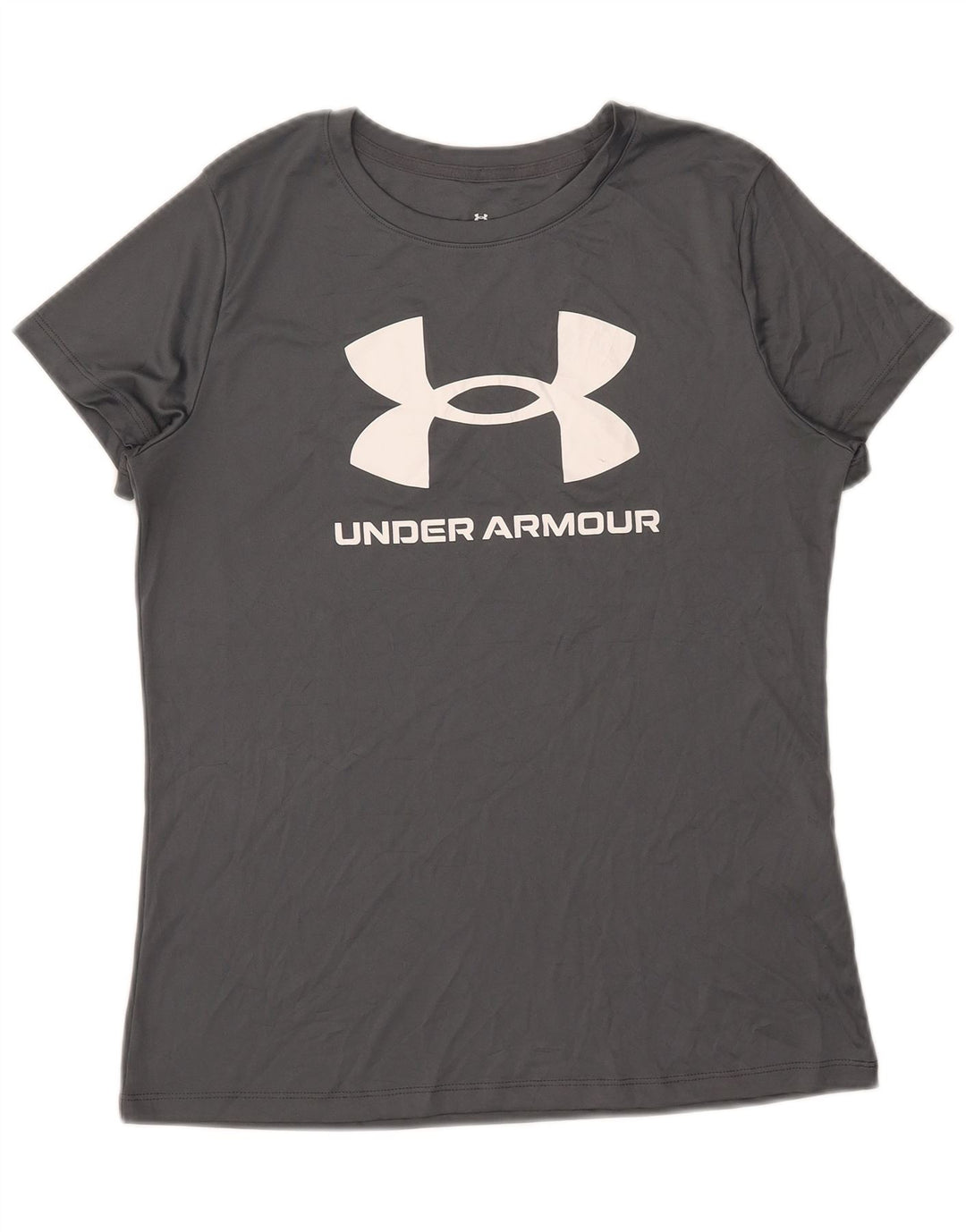 Under Armour T-Shirt Graphique Homme Gris Moyen Polyester