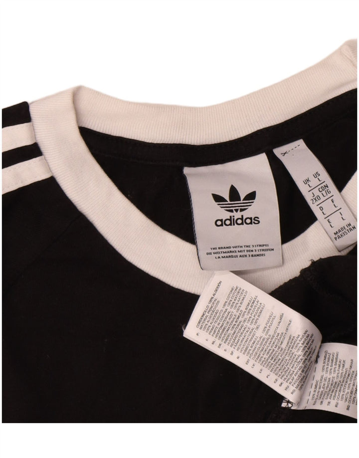 Adidas T-Shirt Homme Haut Grand Coton Noir
