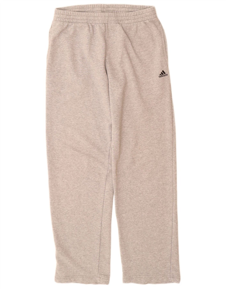 Adidas Pantalon de Survêtement Homme Gris Moyen Moucheté Coton