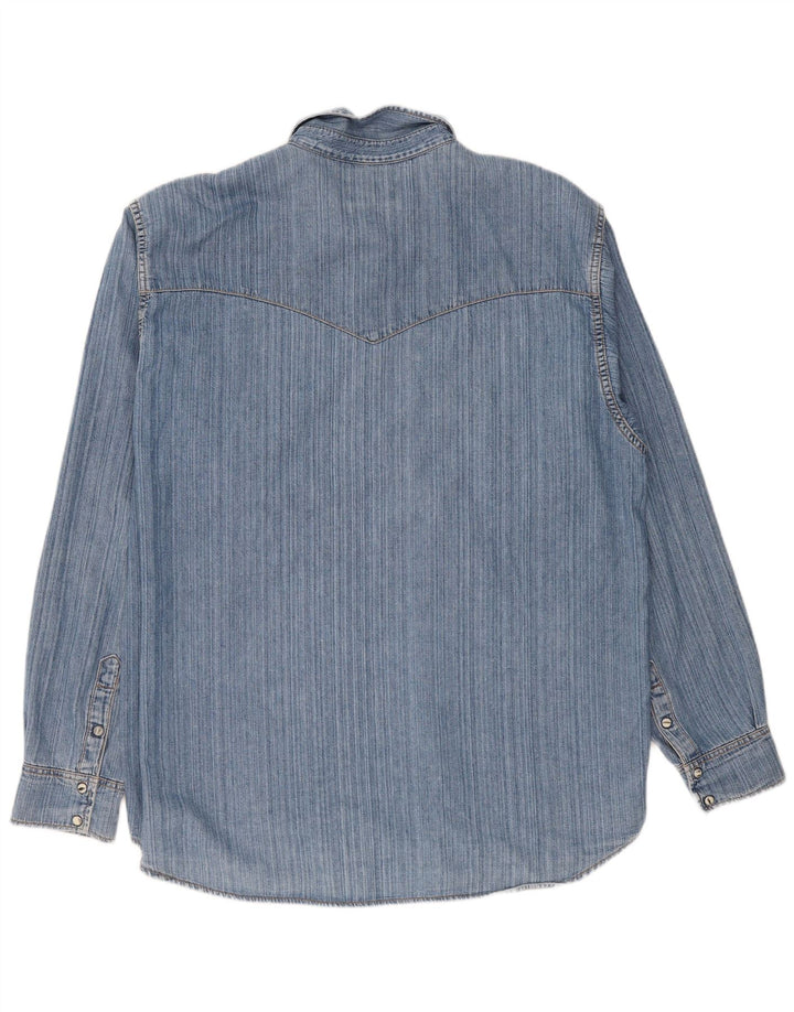 Lee Chemise en jean pour homme 2XL Bleu Coton