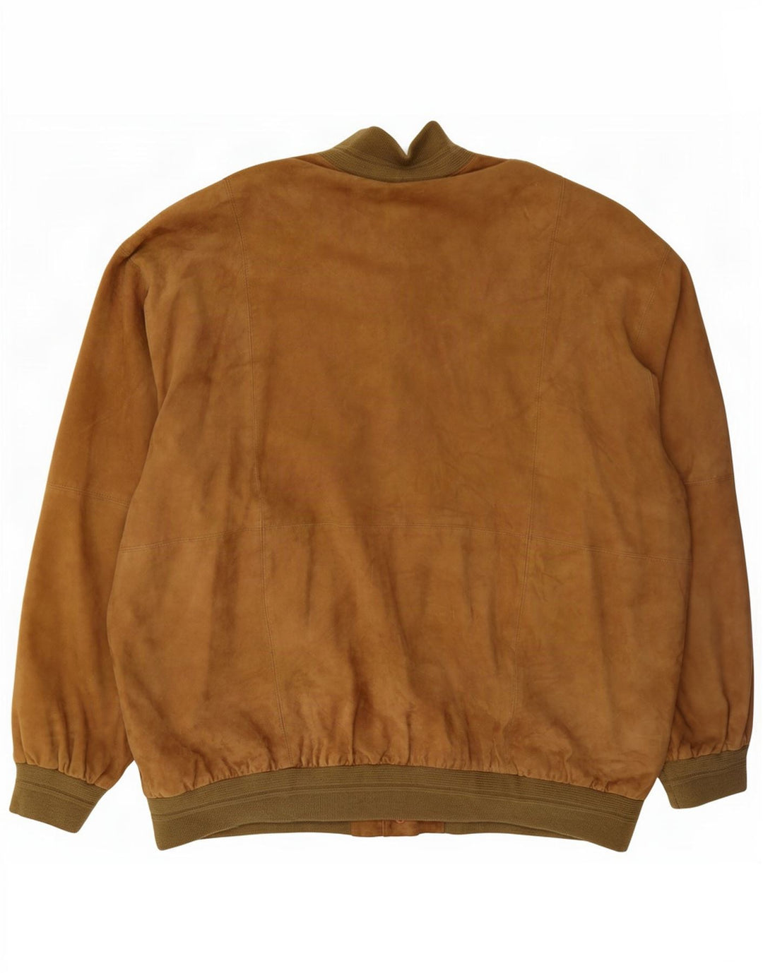 Barisal Blouson Bomber En Daim Homme IT 58 4XL Cuir Beige