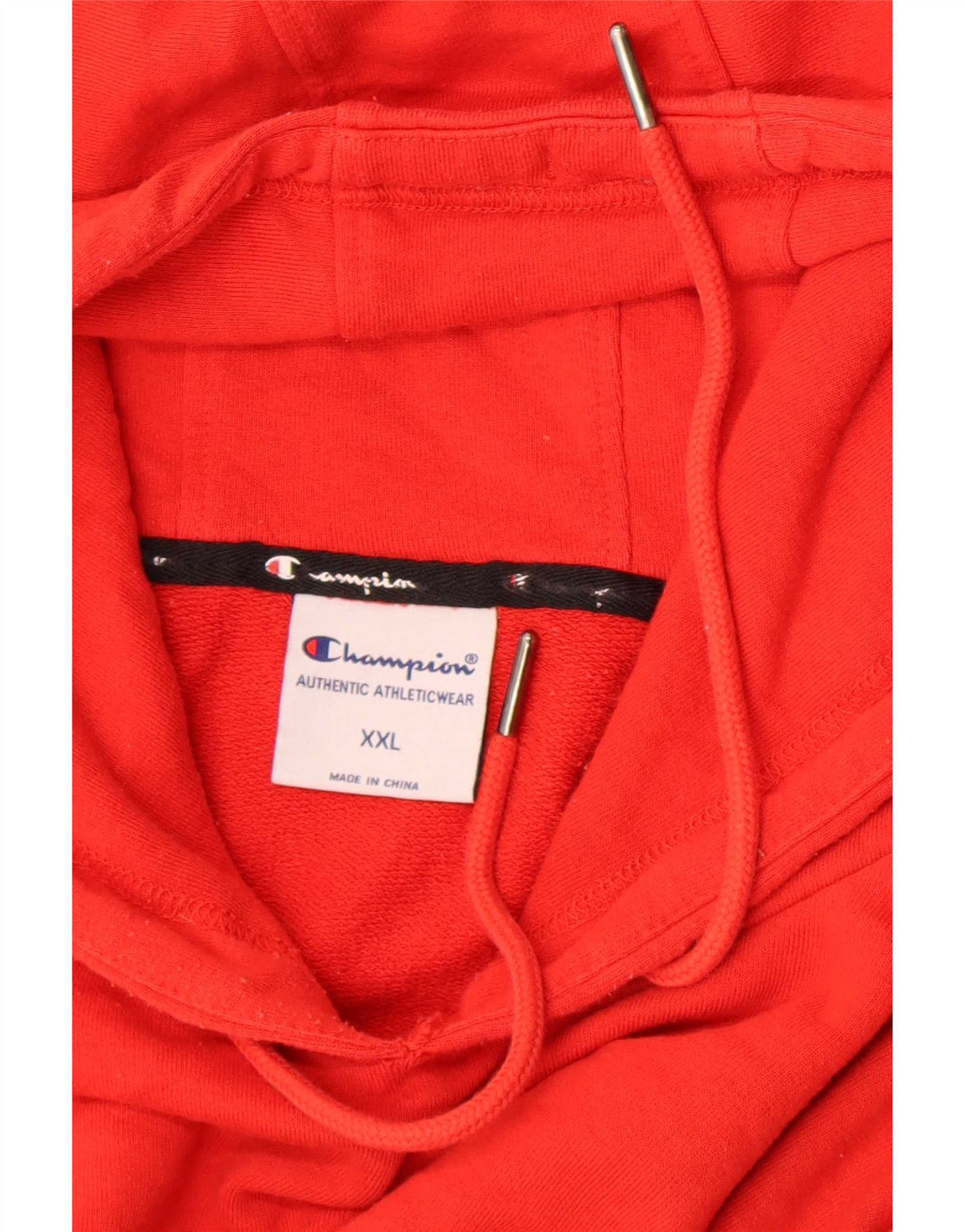 Champion Pull à capuche pour homme 2XL Rouge Coton