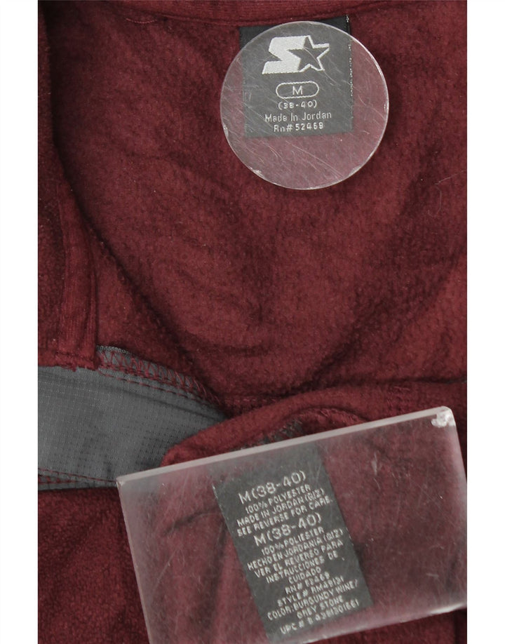 Starter Pull polaire à col zippé pour homme UK 38/40 Marron moyen Colourblock