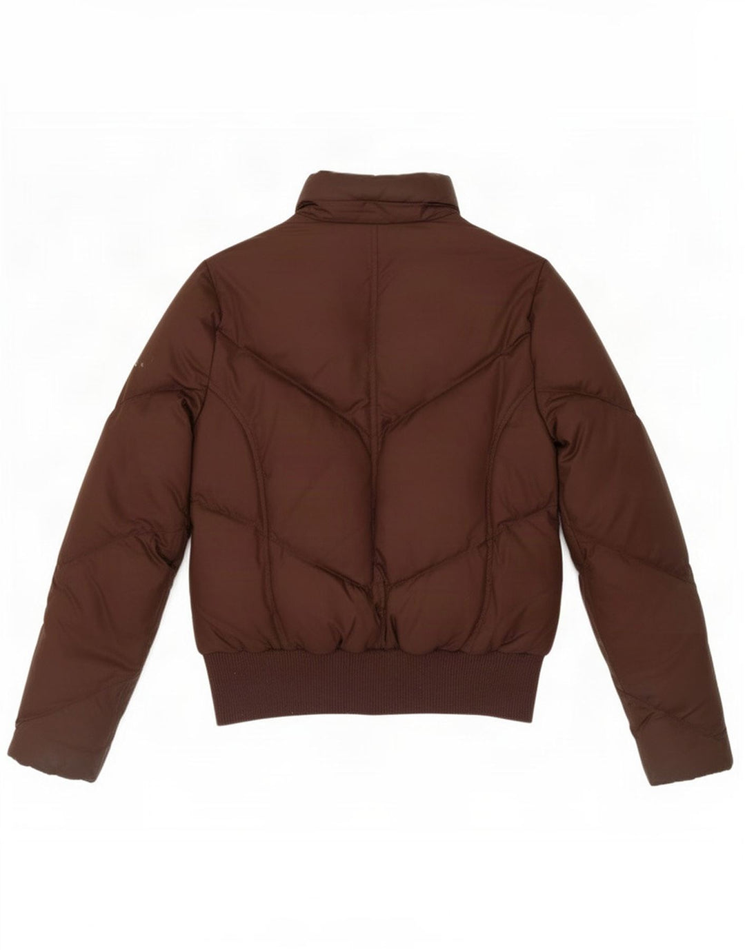 Tommy Hilfiger Veste Bomber Rembourrée Femme UK 10 Petit Marron Polyester