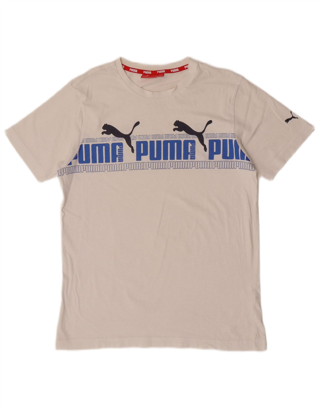 Puma T-Shirt Graphique Garçon 15-16 ans Blanc