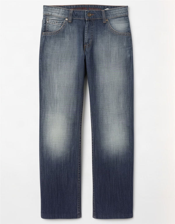Tommy Hilfiger Jean droit homme W34 L34 bleu marine coton