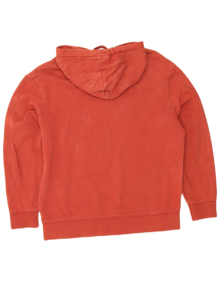 Lee Pull à Capuche Regular Fit Homme Rouge Moyen Coton