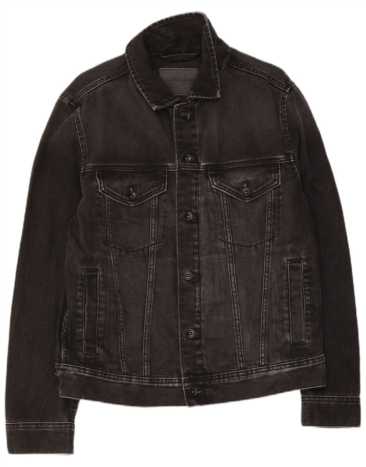 Marks & Spencer Veste en jean pour homme UK 38 Coton noir moyen