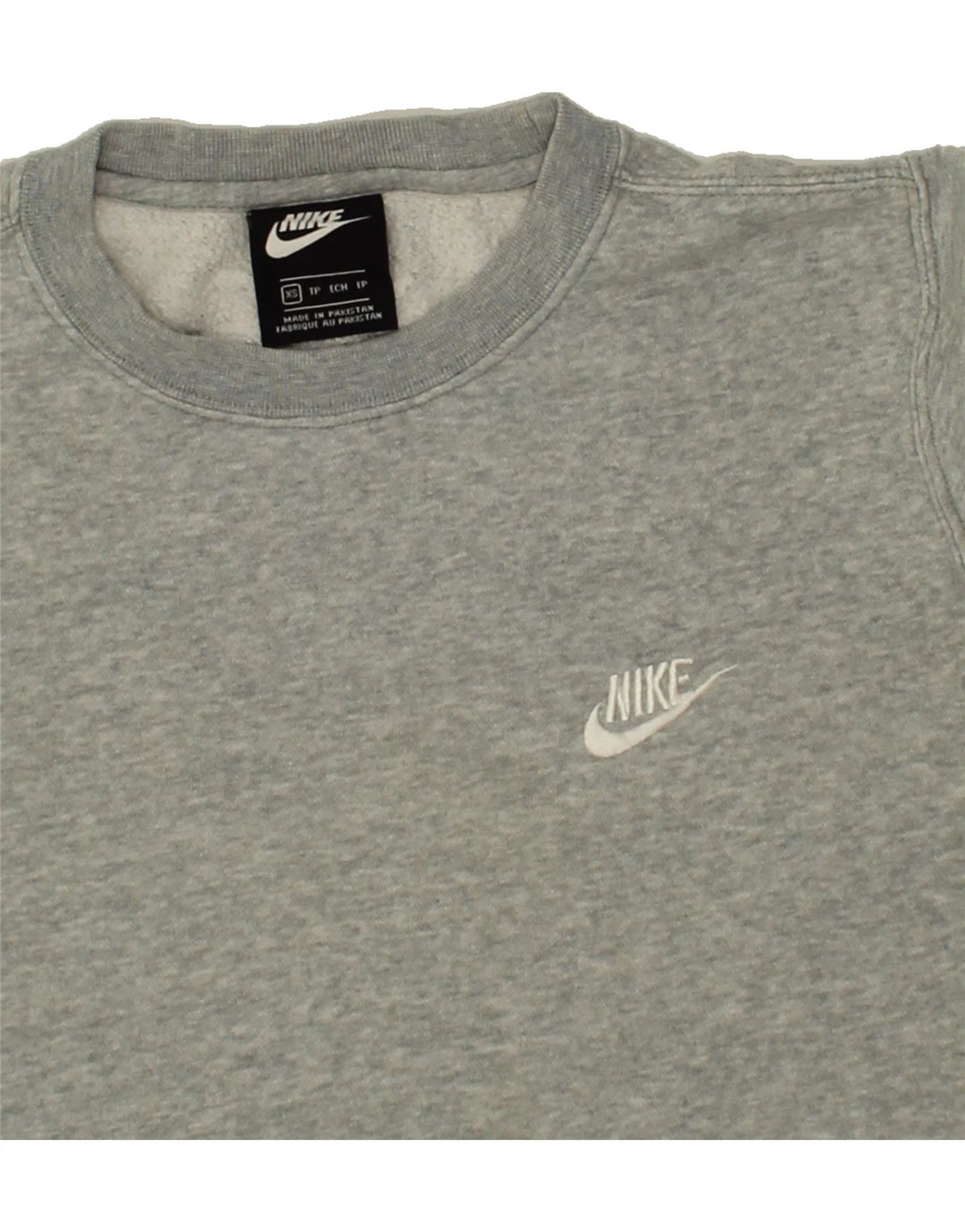 NIKE Mens Sweatshirt Jumper XS Grey Cotton Vintage Nike and Second-Hand Nike from Messina Hembry 