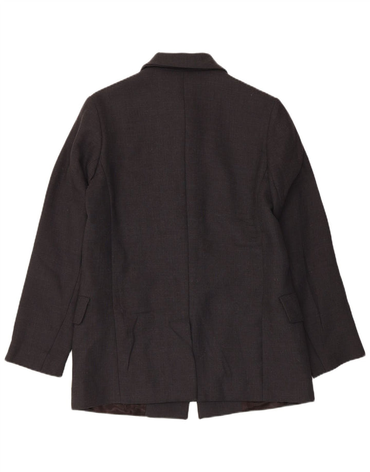 Belfe & Belfe Veste Blazer 4 Boutons Femme IT 40 Petite Laine Vierge Noire