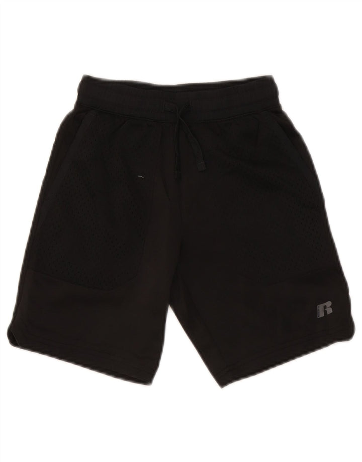 Russell Athletic Short de sport pour garçon 6-7 ans Petit Noir