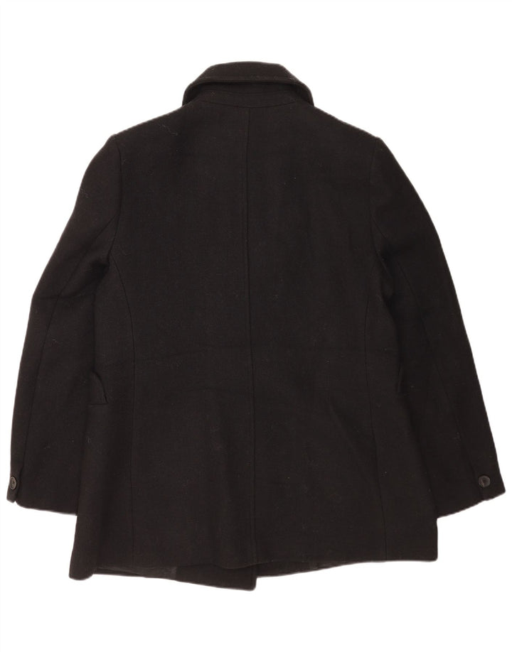 Zara Femme Caban UK 18 XL Laine Noir