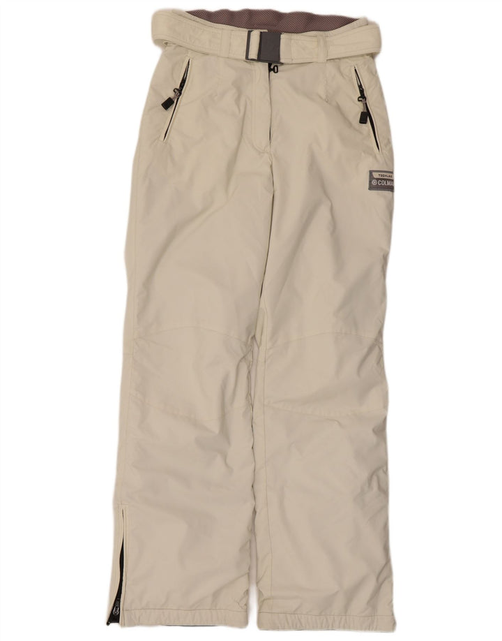 Colmar Pantalon De Ski Femme US 8 Beige Moyen Polyamide