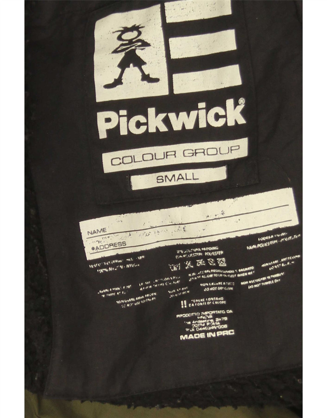 Pickwick Parka surdimensionnée à capuche pour femme UK 10 Small Vert Colorblock