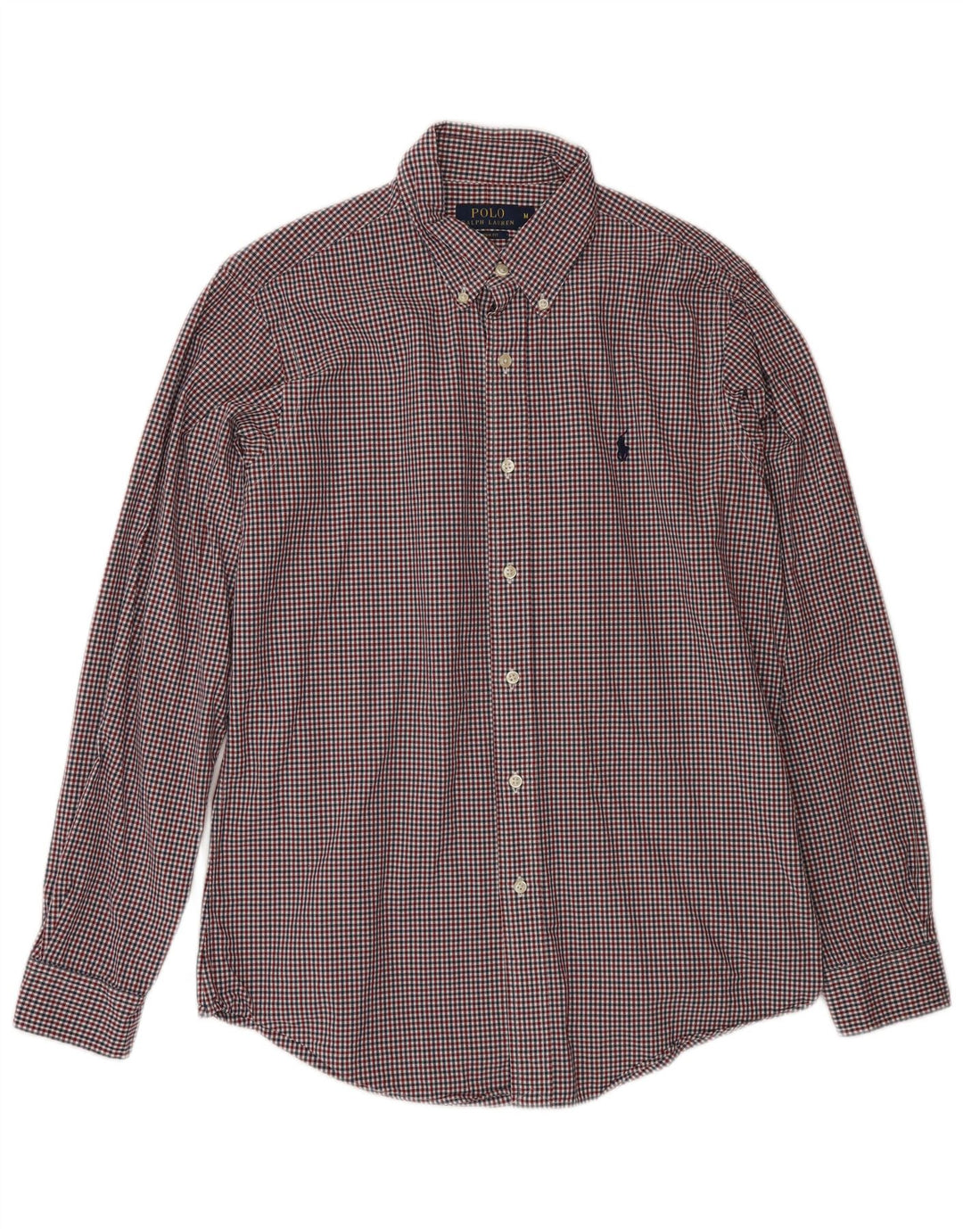 Polo Ralph Lauren Chemise ajustée pour homme en coton vichy multicolore moyen