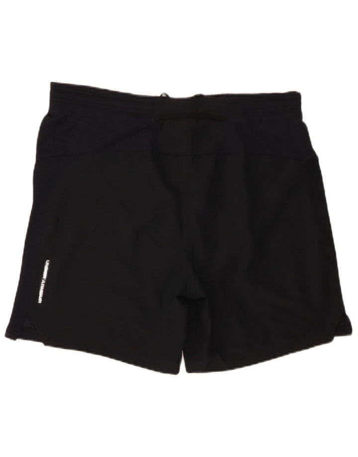 Under Armour Short de Sport Heat Gear Regular Fit Homme Noir Moyen
