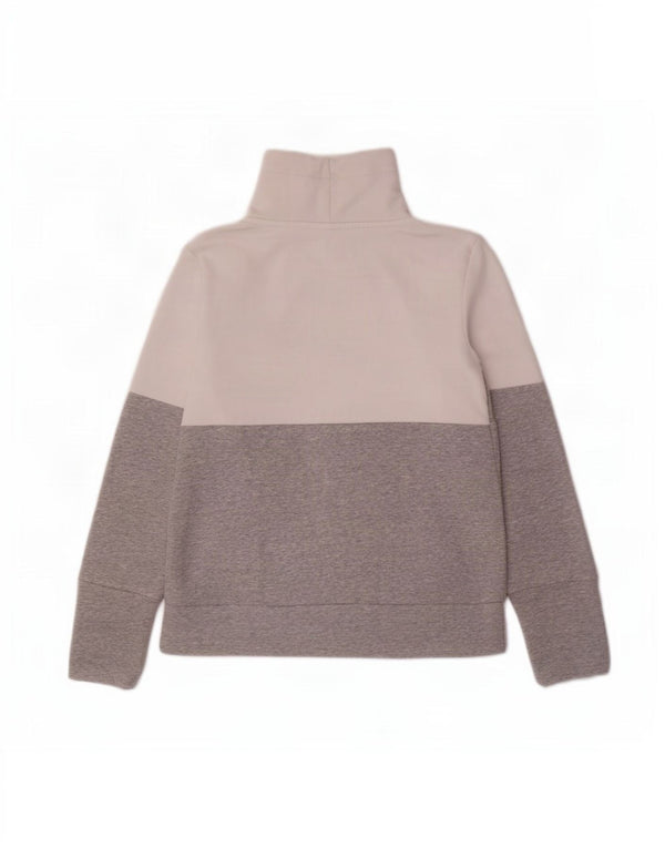 Puma Sweat-shirt graphique pour femme UK 10 Small Gris Colorblock