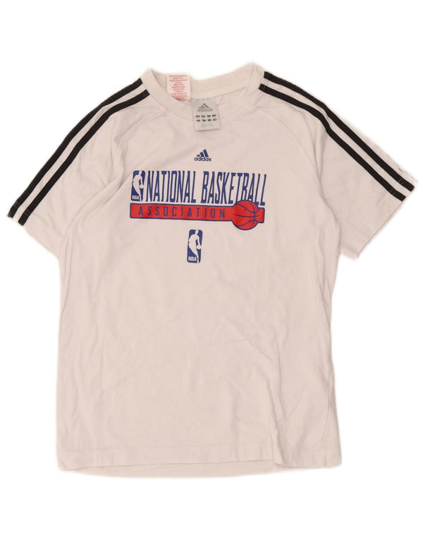 Adidas T-Shirt Graphique Garçon 13-14 Ans Blanc