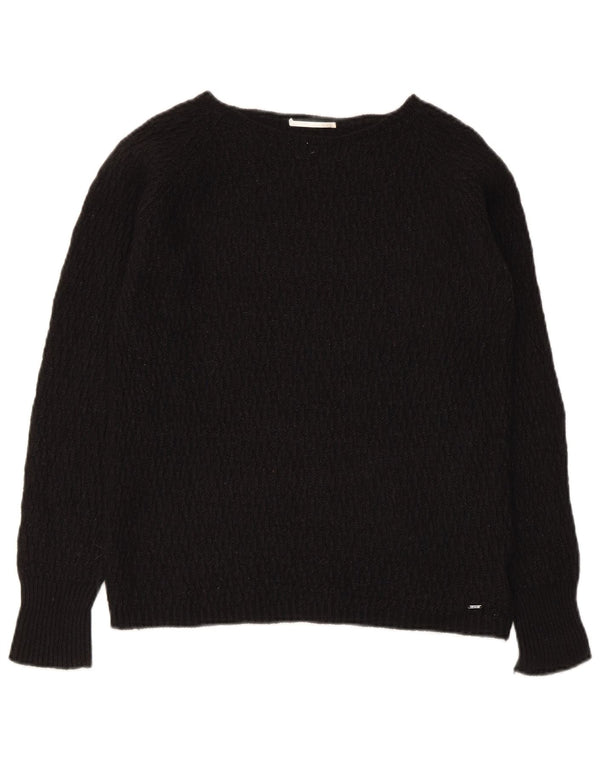 Gas Pull col bateau pour femme UK 8 Small Noir