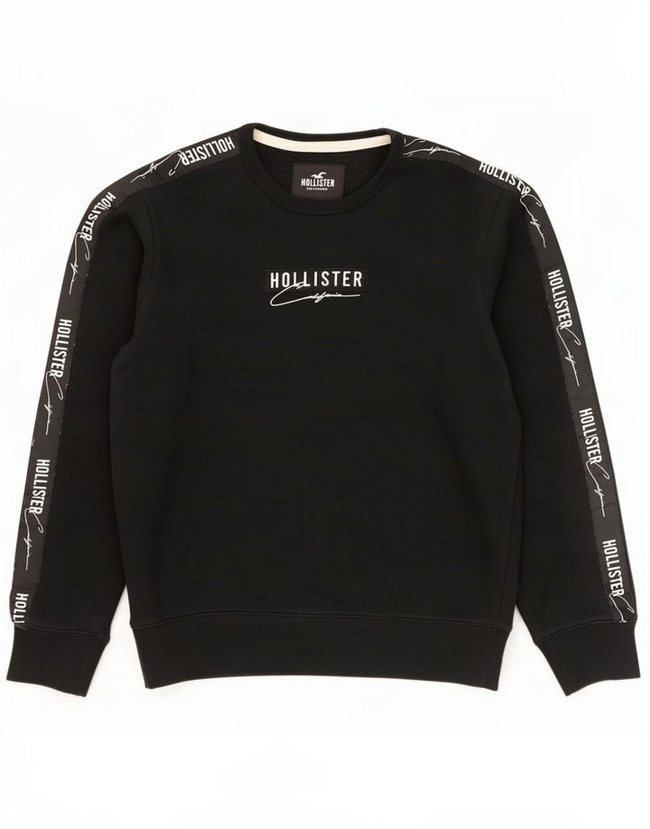 Hollister Sweat-Shirt Graphique Homme Noir Moyen
