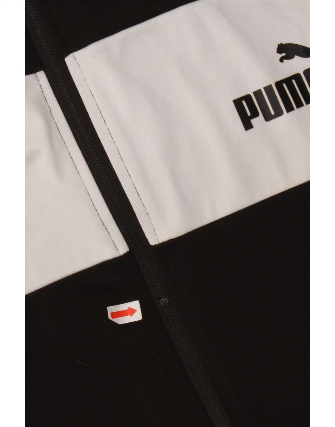 PUMA Veste de survêtement pour homme XL Noir Colorblock Polyester