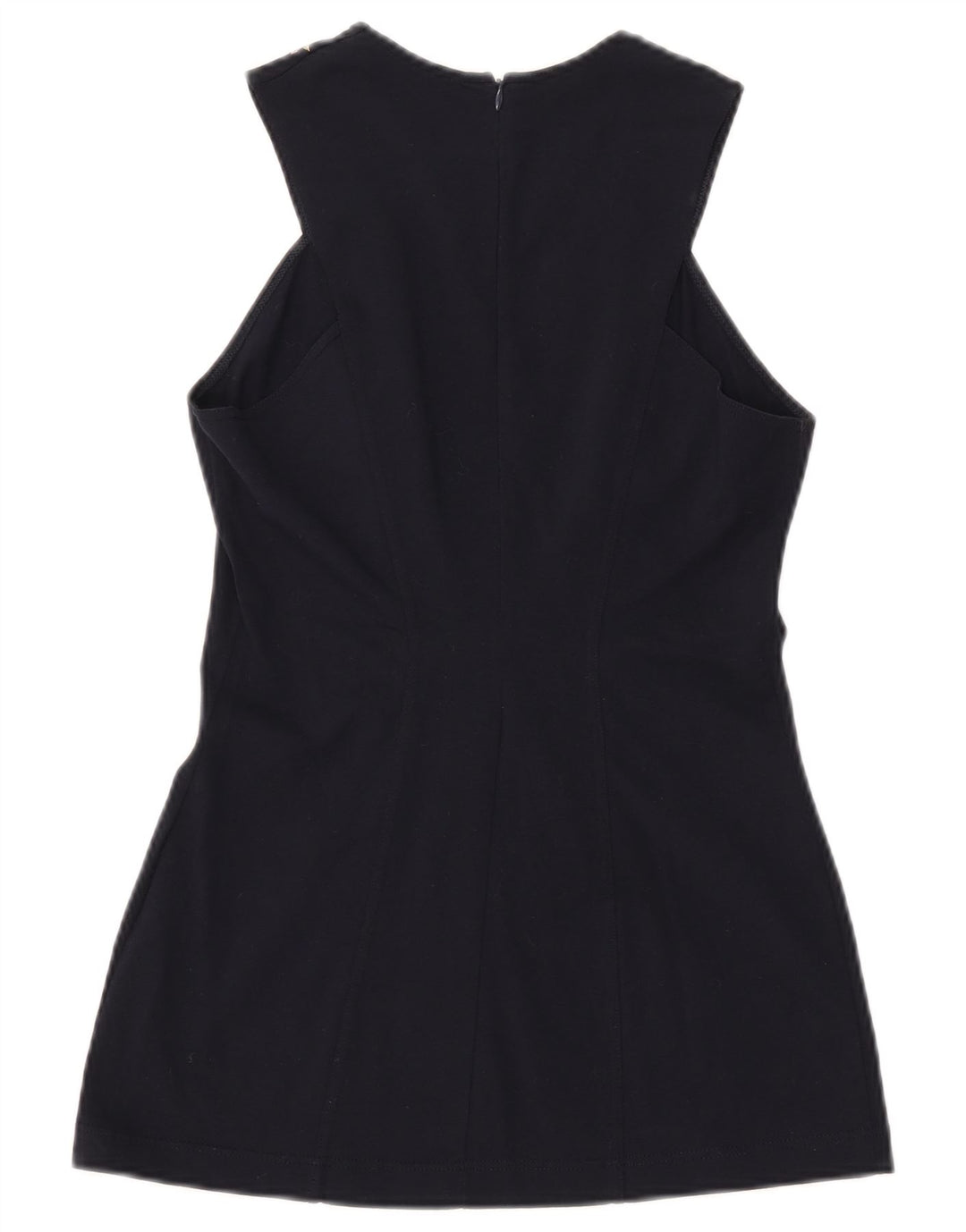 ROCCOBAROCCO Haut Chemisier Sans Manches Femme IT 44 Bleu Marine Moyen Floral