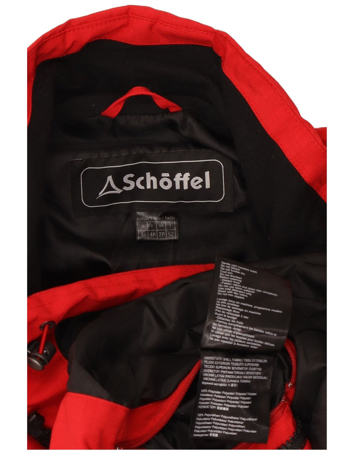 Schoffel Veste de Pluie Femme UK 20 2XL Rouge Polyester