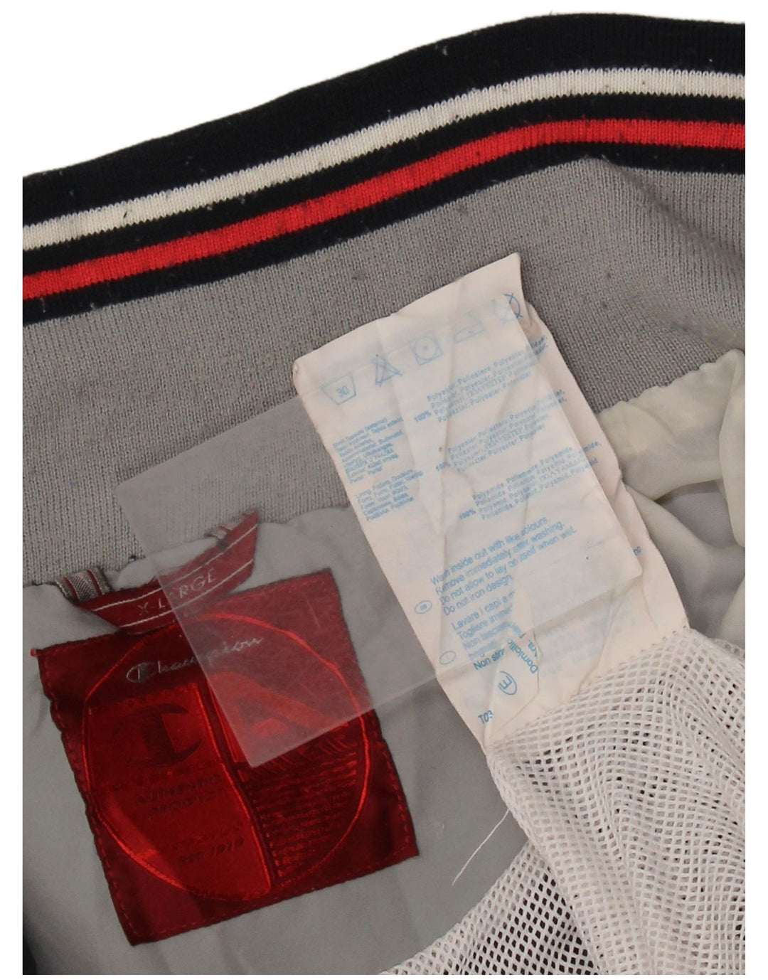 CHAMPION Veste de Survêtement Homme XL Bleu Marine Colorblock Polyester