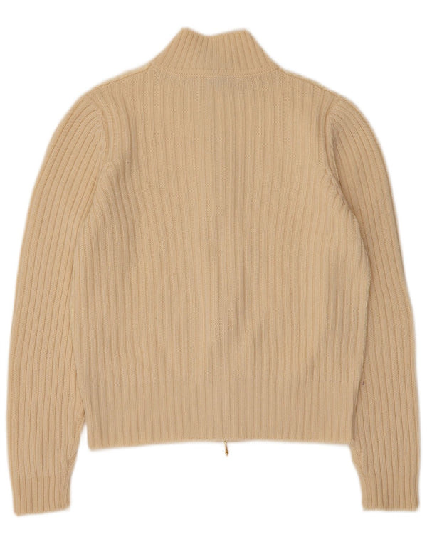 Luisa Spagnoli Cardigan pour femme UK 14 Medium Off White Floral