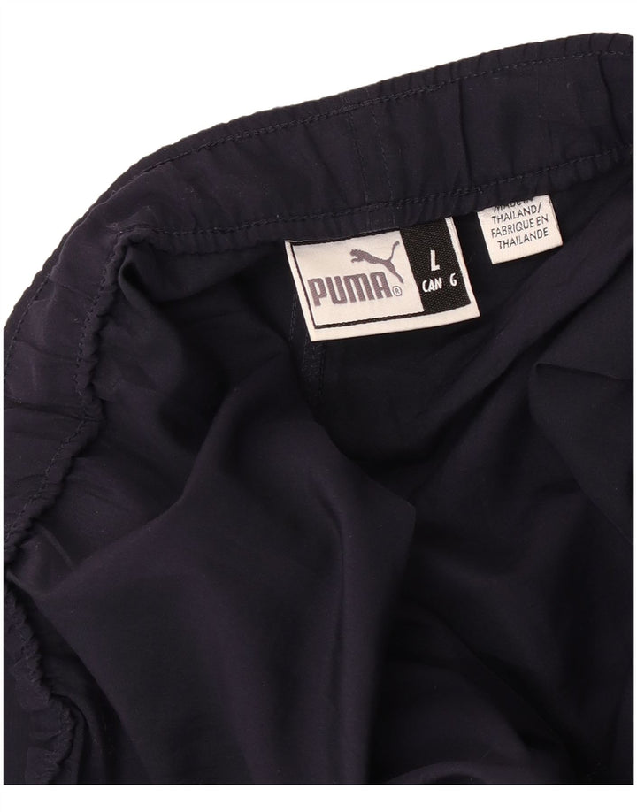 Puma Pantalon de Survêtement Capri Homme Bleu Marine Large