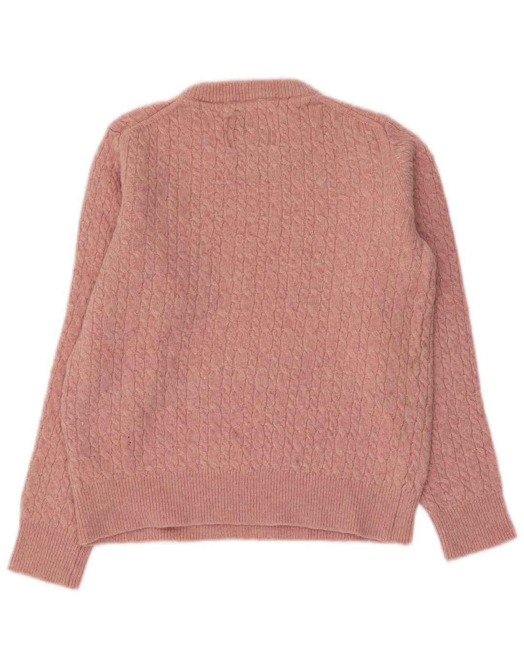 JACK WILLS Pull col bateau pour femme UK 14 Grande laine rose