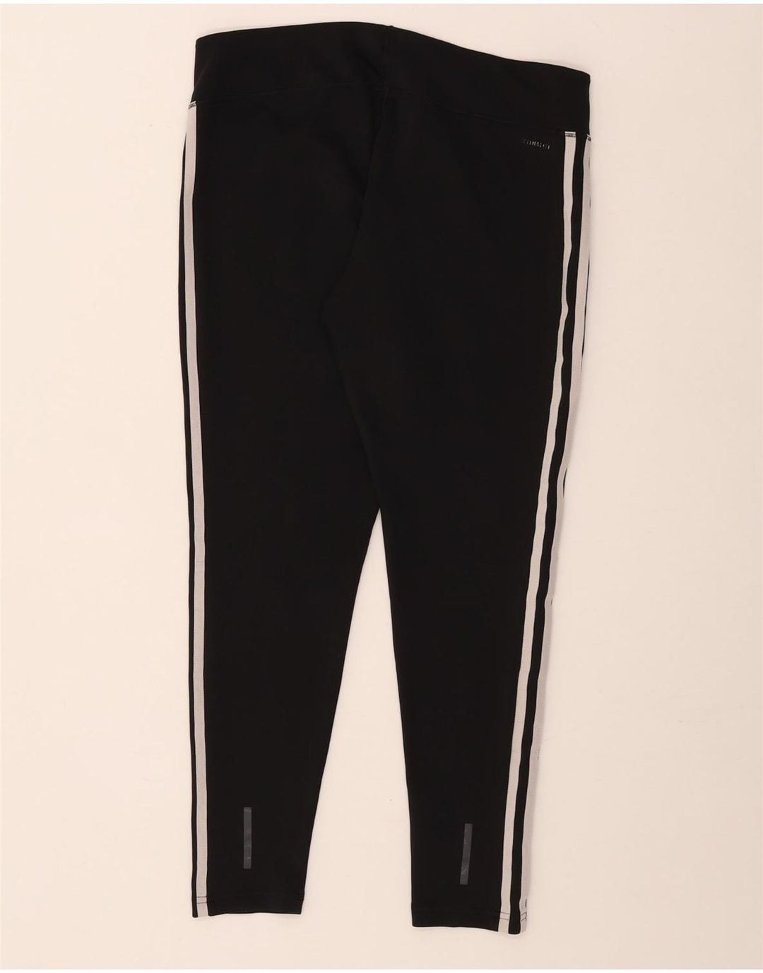 Adidas Climalite Capri Leggings UK 16/18 Large Noir Polyester