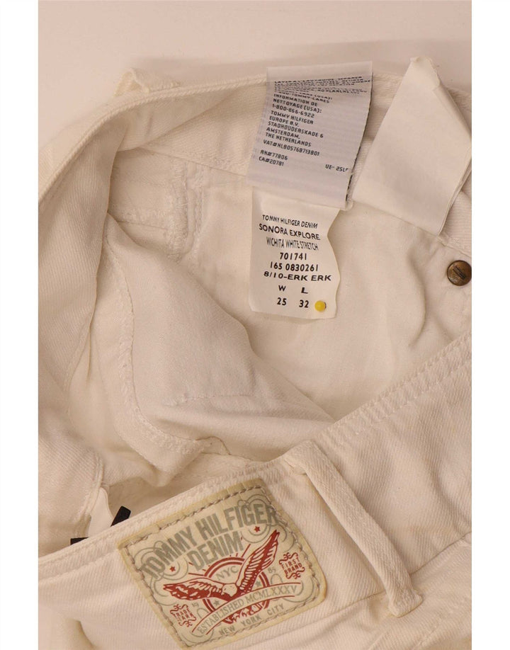 Tommy Hilfiger Jean Slim Femme W25 L32 Coton Blanc