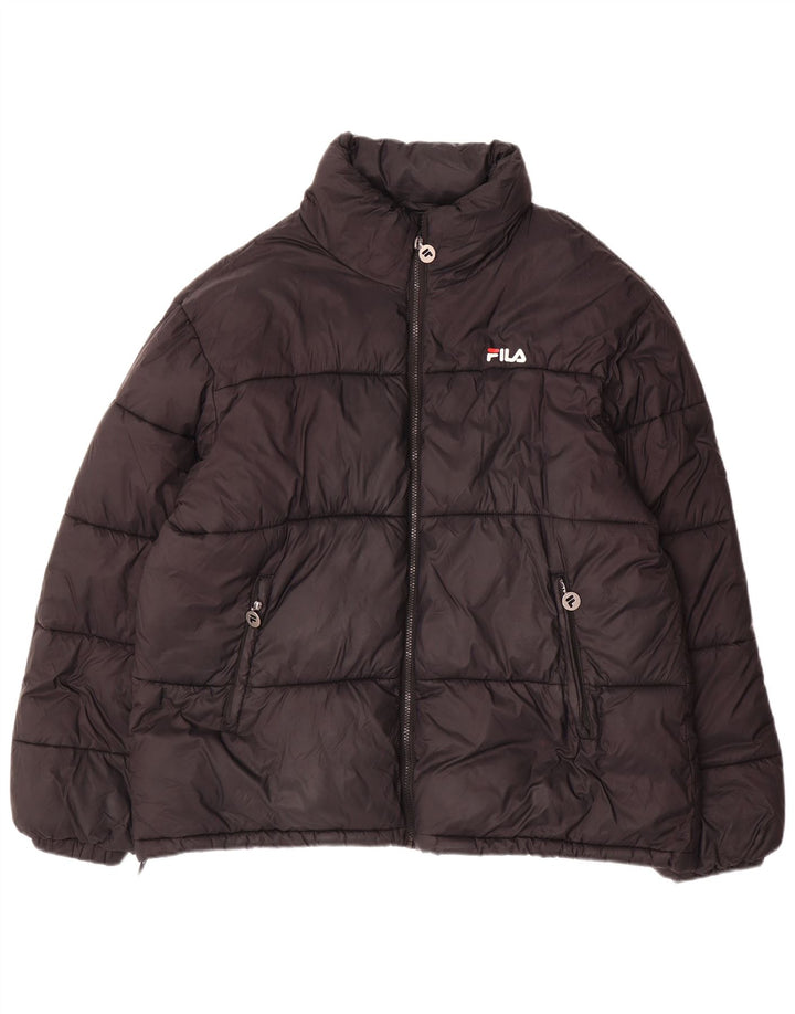Fila Veste matelassée homme UK 44 2XL Noir Polyester