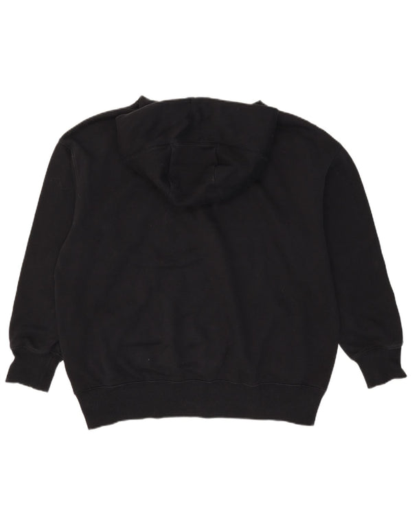 Nike Pull à capuche surdimensionné pour homme Petit coton noir