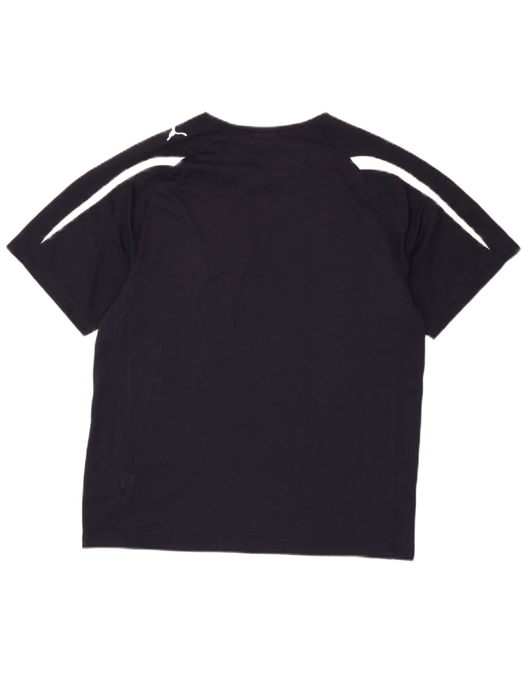 PUMA T-Shirt Graphique Homme Bleu Marine Moyen Polyester Colorblock